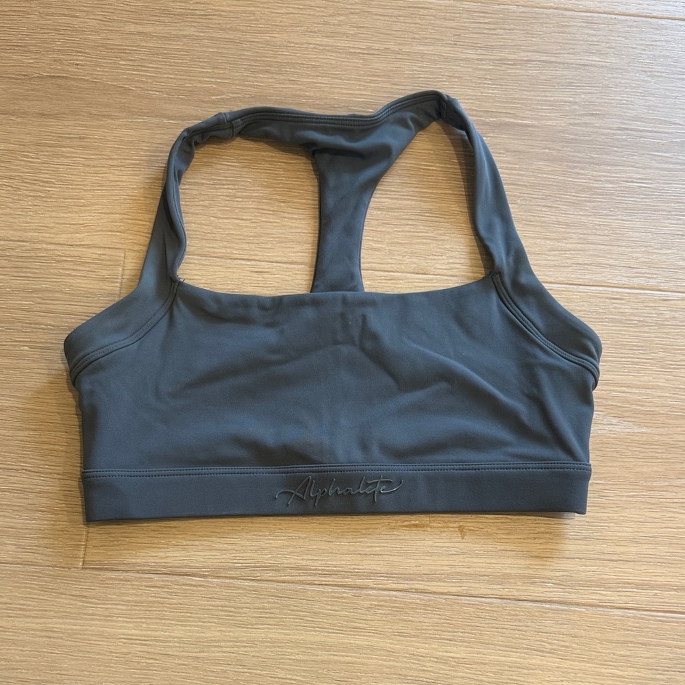 Alphalete Charcoal Sports Bra